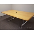 Light Oak 90 x 48 Board Room Conference Meeting Table